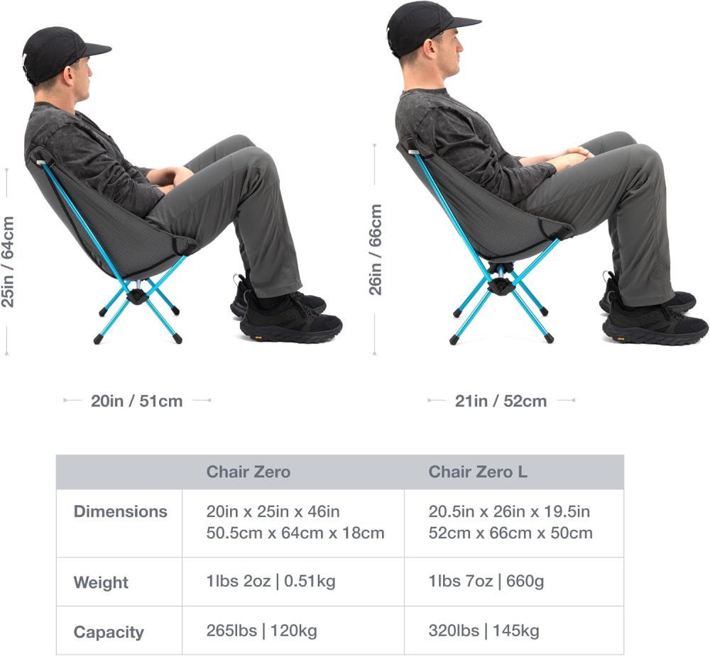 Helinox Chair Zero Ultralight Compact Camping Chair - Image 3