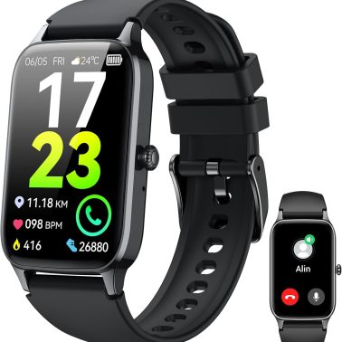 Smart Watch(Answer/Make Call), 2025 Fitness Activity Tracker for Men Women, 1.57” Smartwatch with Heart Rate/Sleep Monitor/Pedometer/Calories/113 Sports, IP68 Waterproof Fitness Watch for Android iOS